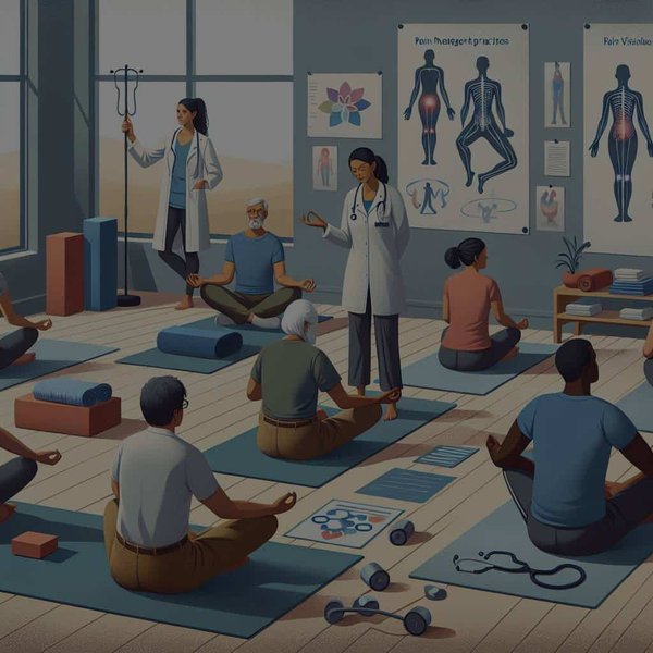 Comment intégrer la pratique du yoga restauratif dans un programme de gestion de la douleur pour les patients atteints de cancer ?